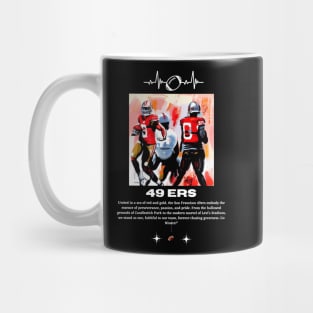 49 ers graphic design, funny 49 ers victor illustration design Mug